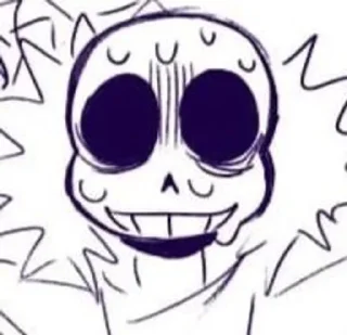 Sticker from anxiety sans pack (by boo)