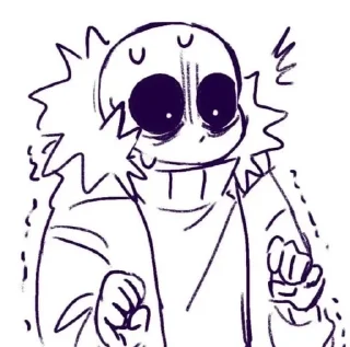 Sticker from anxiety sans pack (by boo)