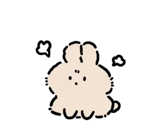 ✉️ emoji baby rabbits | @softsticks Telegram sticker 22 of 24