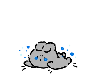 ✉️ emoji baby rabbits | @softsticks Telegram sticker 15 of 24