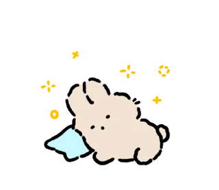 ✉️ emoji baby rabbits | @softsticks Telegram sticker 18 of 24