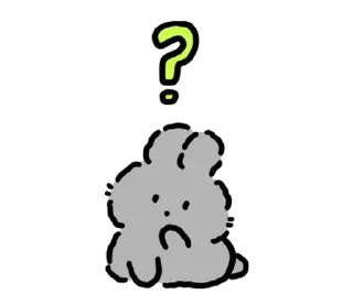✉️ emoji baby rabbits | @softsticks Telegram sticker 16 of 24