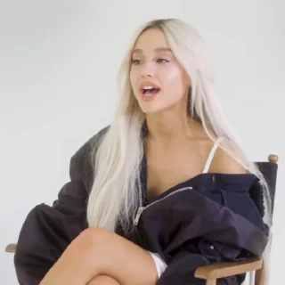 Sticker from Ariana Grande platinum by @bluebanesters