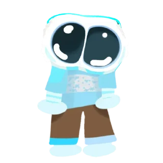 🥺 emoji ❄️ITZ_СНЕЖОК❄️ Telegram sticker 13 of 52