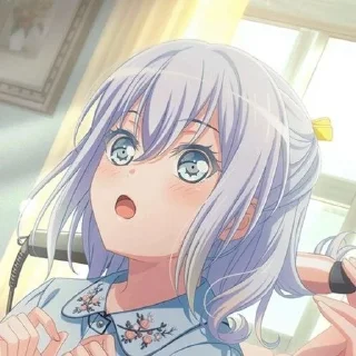 🦋 emoji Mashiro Kurata!| @coffeeshoppareo Telegram sticker 19 of 75