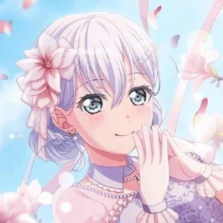 🦋 emoji Mashiro Kurata!| @coffeeshoppareo Telegram sticker 17 of 75