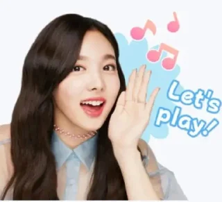 Sticker from twice>.<