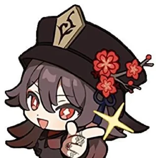 Sticker from HuTao