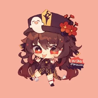 Sticker from HuTao
