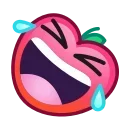 🤣 emoji Strawberry Emoji @xkysluv Telegram sticker 3 of 56