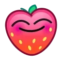 😊 emoji Strawberry Emoji @xkysluv Telegram sticker 5 of 56