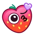 😘 emoji Strawberry Emoji @xkysluv Telegram sticker 10 of 56