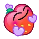 🥰 emoji Strawberry Emoji @xkysluv Telegram sticker 9 of 56
