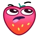 🙄 emoji Strawberry Emoji @xkysluv Telegram sticker 23 of 56