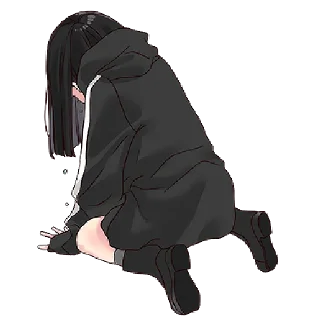 😭 emoji Юродура-чан 6 @nyasticks Telegram sticker 16 of 26