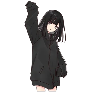 👋 emoji Юродура-чан 6 @nyasticks Telegram sticker 3 of 26