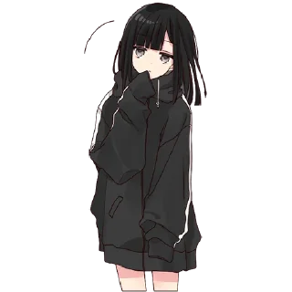 ❓ emoji Юродура-чан 6 @nyasticks Telegram sticker 18 of 26