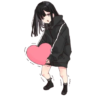 😘 emoji Юродура-чан 6 @nyasticks Telegram sticker 17 of 26