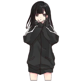 🙅‍♀️ emoji Юродура-чан 6 @nyasticks Telegram sticker 7 of 26