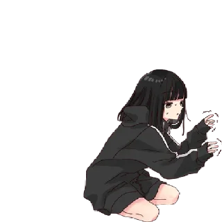 😰 emoji Юродура-чан 6 @nyasticks Telegram sticker 15 of 26