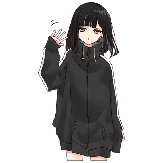👋 emoji Юродура-чан 6 @nyasticks Telegram sticker 8 of 26