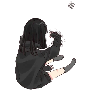 👊 emoji Юродура-чан 6 @nyasticks Telegram sticker 21 of 26