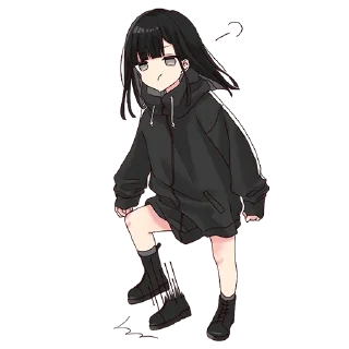 ☹️ emoji Юродура-чан 6 @nyasticks Telegram sticker 20 of 26