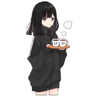 ☕️ emoji Юродура-чан 6 @nyasticks Telegram sticker 9 of 26