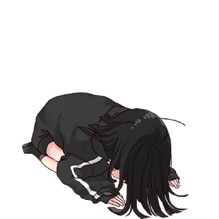 🙇‍♀️ emoji Юродура-чан 6 @nyasticks Telegram sticker 5 of 26