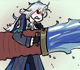 Sticker from Что-то мемное из геншин by @gi