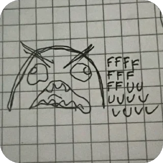 Sticker from трол фэйс @moesurgee