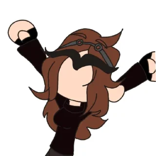 😁 emoji Akira's wife (Nadya) няманяма  хапахапа Telegram sticker 19 of 33