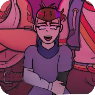 🥲 emoji Akira's wife (Nadya) няманяма  хапахапа Telegram sticker 20 of 33