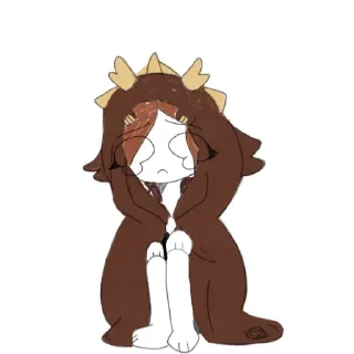😢 emoji Akira's wife (Nadya) няманяма  хапахапа Telegram sticker 4 of 33