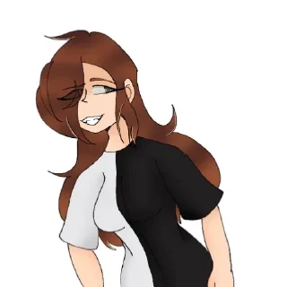 😁 emoji Akira's wife (Nadya) няманяма  хапахапа Telegram sticker 3 of 33