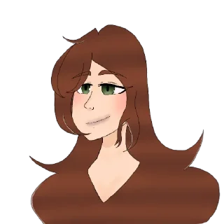 🙂 emoji Akira's wife (Nadya) няманяма  хапахапа Telegram sticker 2 of 33