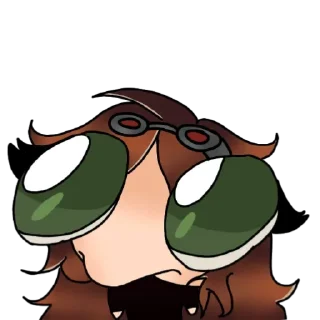 🥺 emoji Akira's wife (Nadya) няманяма  хапахапа Telegram sticker 7 of 33