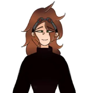 ☺ emoji Akira's wife (Nadya) няманяма  хапахапа Telegram sticker 5 of 33