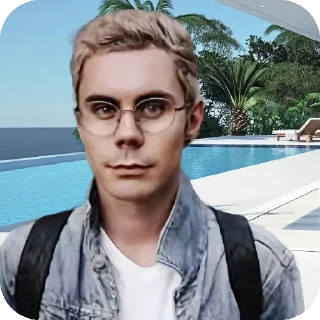 🏖 emoji СКАЧАТЬ ОБОИ УМНЫЙ ЧЕЛОВЕК Telegram sticker 6 of 26