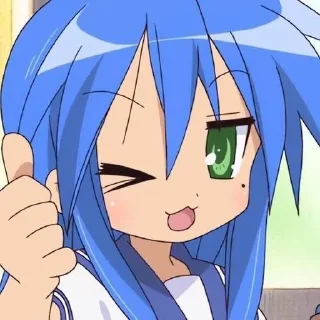 💙 emoji 𝐊𝐨𝐧𝐚𝐭𝐚 𝐈𝐳𝐮𝐦𝐢!! ⇨ @Dyelyantstik Telegram sticker 1 of 54