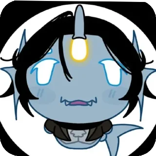 Sticker from Горячий рыбо-кит