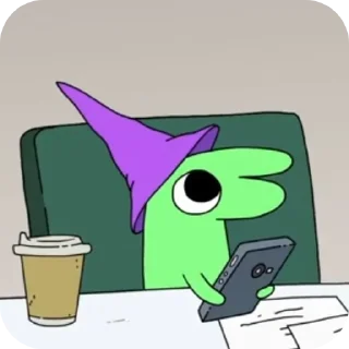 🐱 emoji Smiling Friends | via @StickedApp_bot Telegram sticker 5 of 81