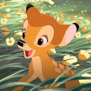 Sticker from Bambi