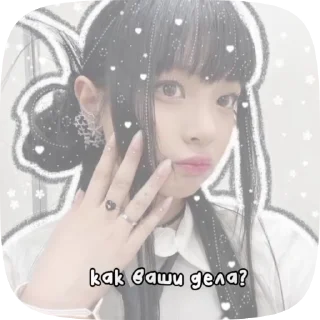 Sticker from my cute help