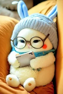 🐰 emoji Bunny Cute -> @TgSticker Telegram sticker 19 of 24