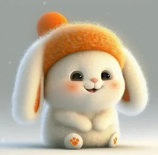 🐰 emoji Bunny Cute -> @TgSticker Telegram sticker 12 of 24