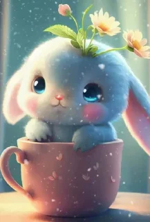 🐰 emoji Bunny Cute -> @TgSticker Telegram sticker 14 of 24