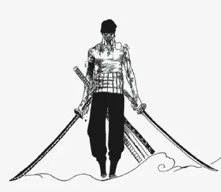Sticker from Roronoa Zoro