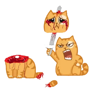 Sticker from @eis1hi ебаная котяра из вк
