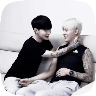 Sticker from ʙᴏʏ × ʙᴏʏ (cute moments♡゙)